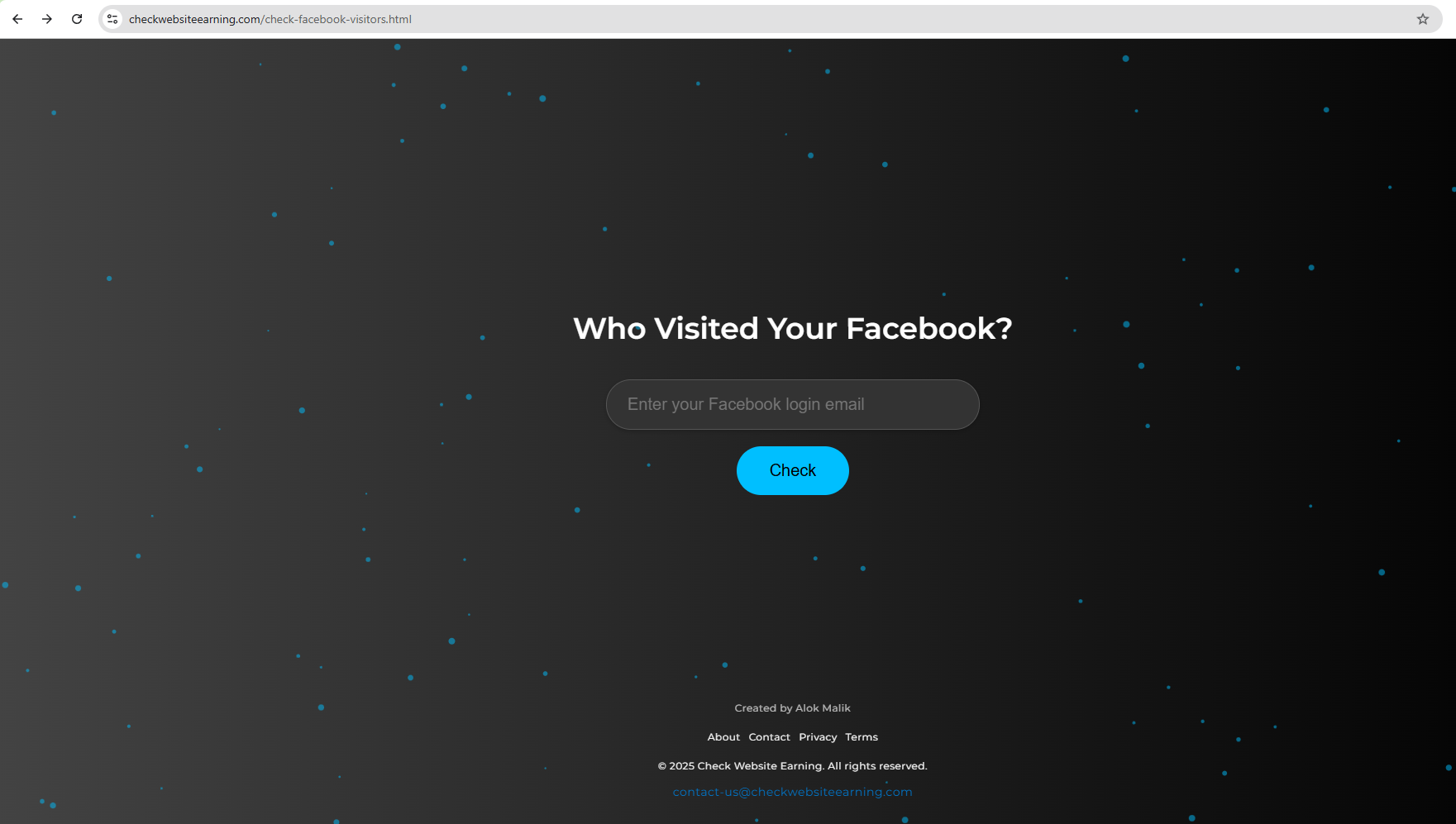 check facebook visitors